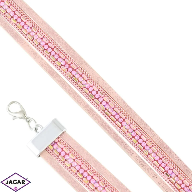 Bransoletka pasek różowa BRA3877 Bransoletka pasek różowa BRA3877