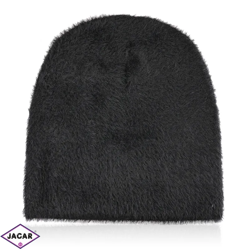Czapka beanie alpaka czarna CD535 Czapka beanie alpaka czarna CD535