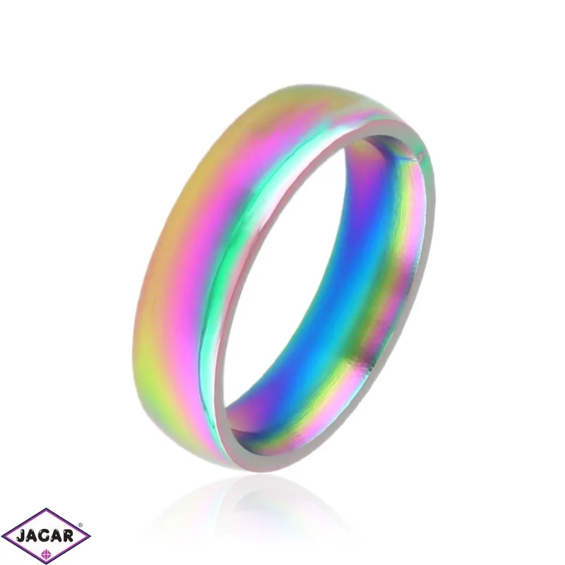 Obrączka stalowa holo 6mm Xuping PP3890