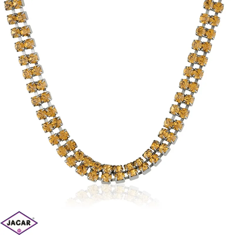 Naszyjnik choker czeskie dżety NA2588 Naszyjnik choker czeskie dżety NA2588