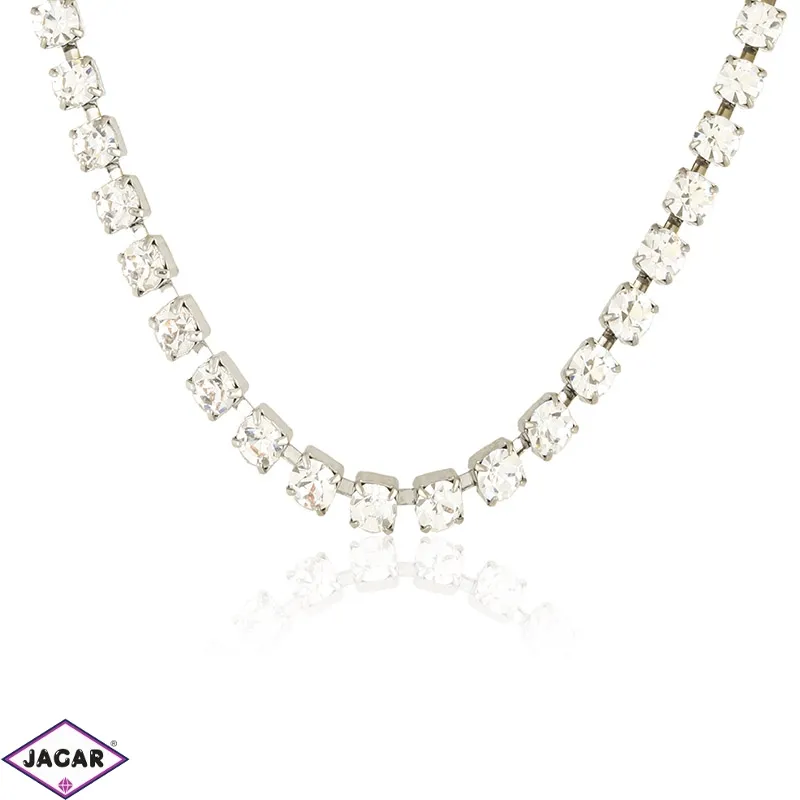Naszyjnik choker czeskie dżety NA2589 Naszyjnik choker czeskie dżety NA2589