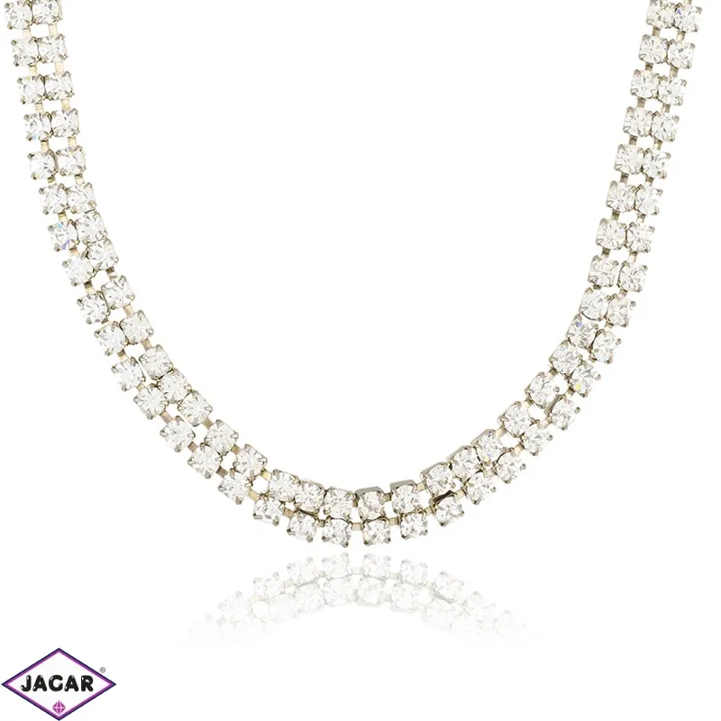 Naszyjnik choker czeskie dżety NA2590 Naszyjnik choker czeskie dżety NA2590