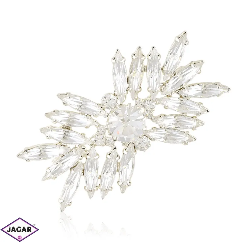 Broszka czeskie kryształki 5,5cm BR906 Broszka czeskie kryształki 5,5cm BR906