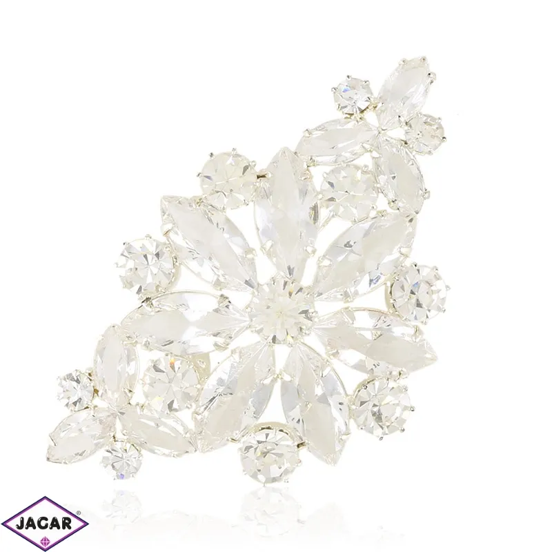 Broszka czeskie kryształki 6cm BR918 Broszka czeskie kryształki 6cm BR918