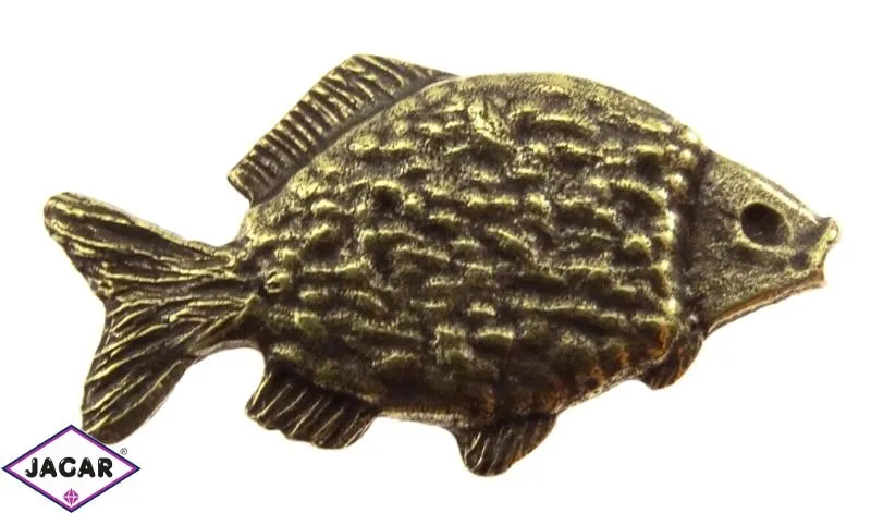Figurka metalowa - karp na eurocent FR70 Figurka metalowa - karp na eurocent FR70