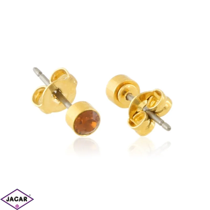 Kolczyki czeskie sztyfty 0,4cm - EA4359 Kolczyki czeskie sztyfty 0,4cm - EA4359