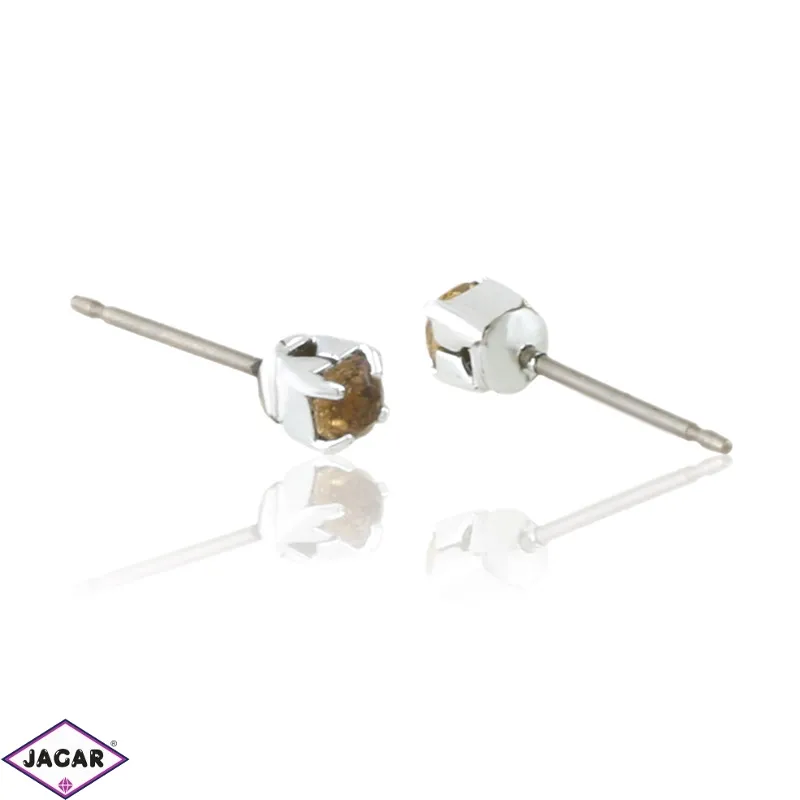 Kolczyki czeskie sztyfty 0,4cm - EA4360 Kolczyki czeskie sztyfty 0,4cm - EA4360