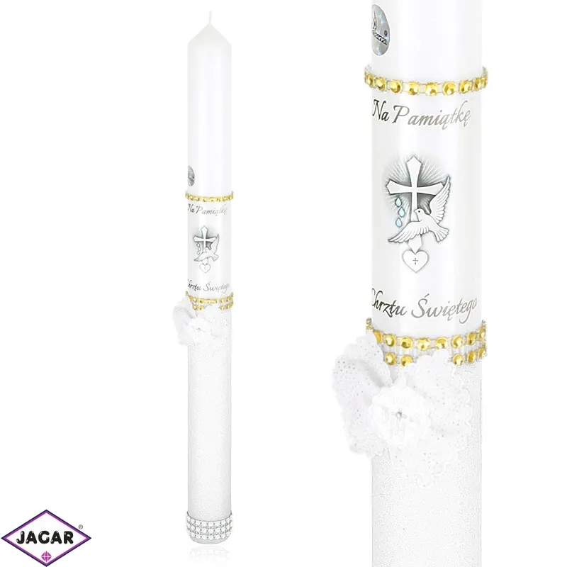 Świeca - Pamiątka Chrztu Świętgo - SG113 Świeca - Pamiątka Chrztu Świętgo - SG113