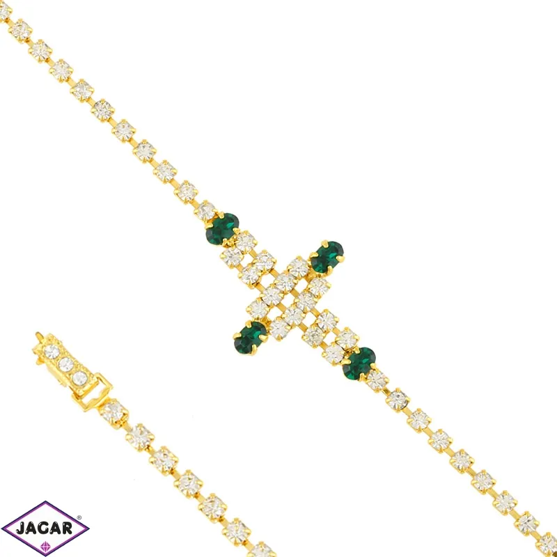Bransoletka czeska z dżetami - BRA4109