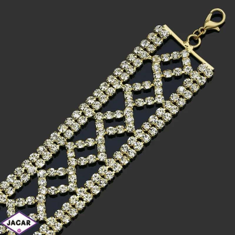 Bransoletka z kryształami -dł:25cm BRA520 Bransoletka z kryształami -dł:25cm BRA520