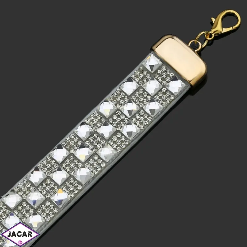 Bransoletka z kryształami -dł:26cm BRA530 Bransoletka z kryształami -dł:26cm BRA530