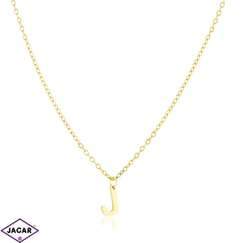 Celebrytka stal chirurgiczna literka J CP9561 Celebrytka stal chirurgiczna literka J CP9561