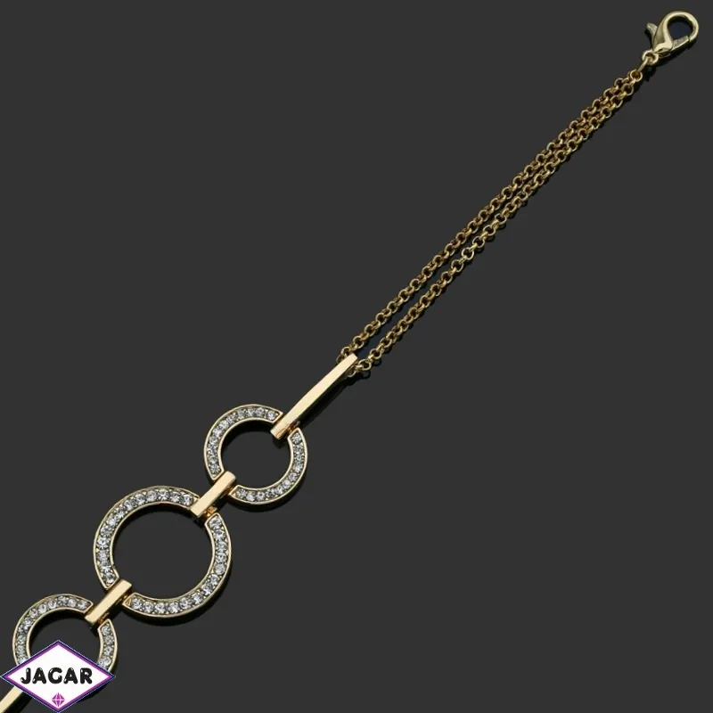 Bransoletka z kryształami -dł:29cm BRA553 Bransoletka z kryształami -dł:29cm BRA553
