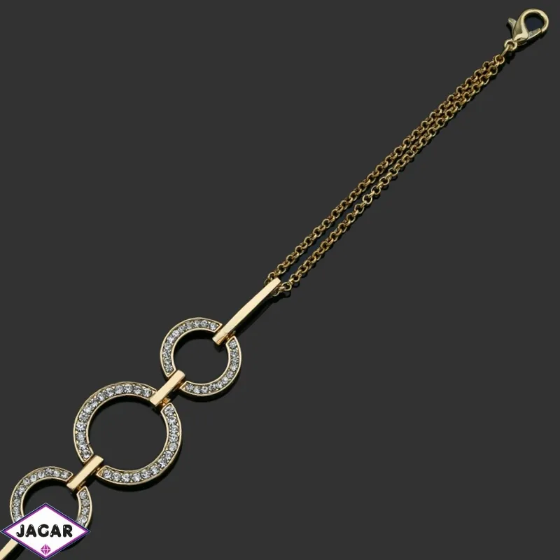 Bransoletka z kryształami -dł:29cm BRA553 Bransoletka z kryształami -dł:29cm BRA553