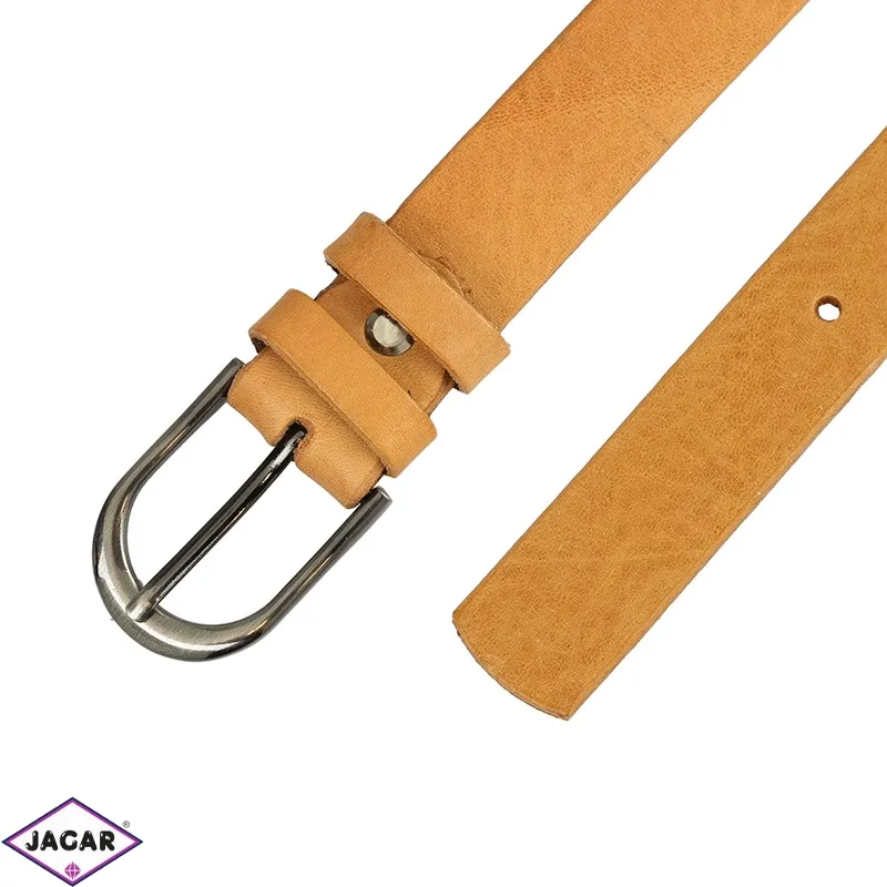 Pasek skórzany damski -rudy - 3cm - BL47 Pasek skórzany damski -rudy - 3cm - BL47