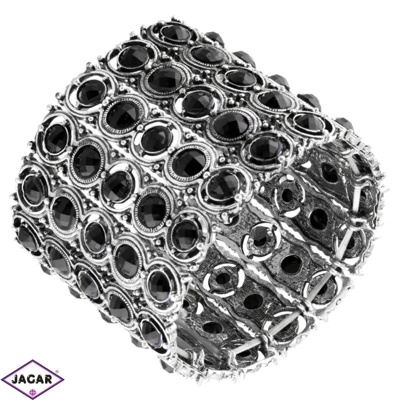 Bransoletka metalowa na gumce BRA4224 Bransoletka metalowa na gumce BRA4224