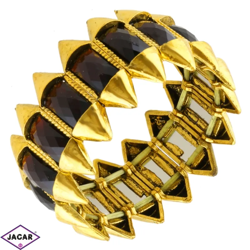 Bransoletka metalowa na gumce BRA4229 Bransoletka metalowa na gumce BRA4229