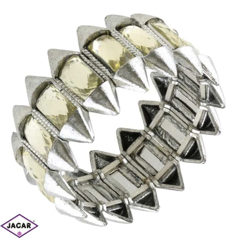Bransoletka metalowa na gumce BRA4230 Bransoletka metalowa na gumce BRA4230