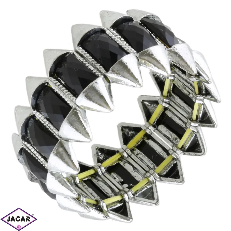 Bransoletka metalowa na gumce BRA4231 Bransoletka metalowa na gumce BRA4231