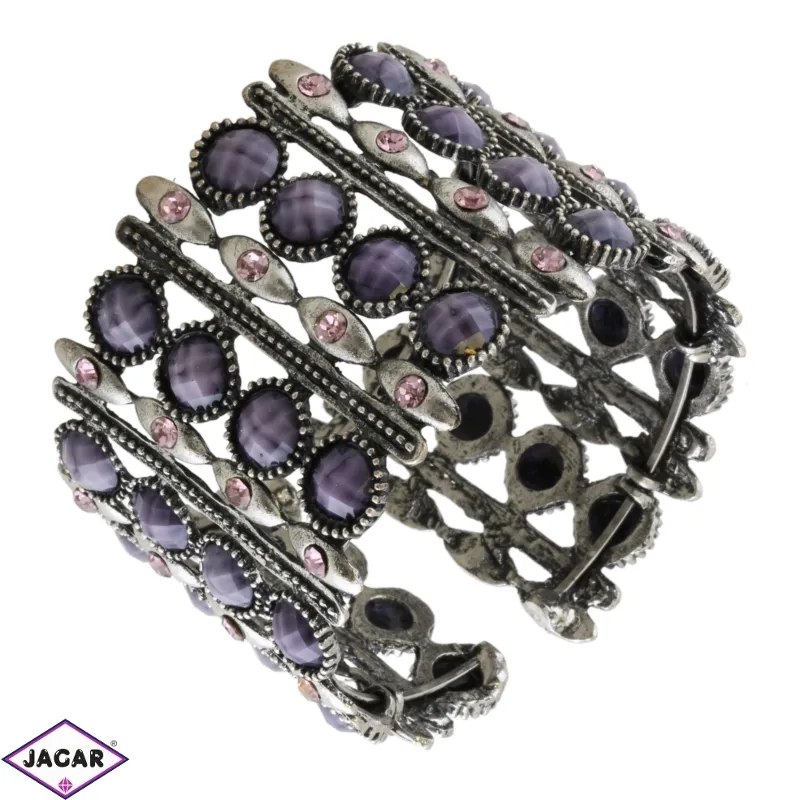 Bransoletka metalowa sztywna BRA4348