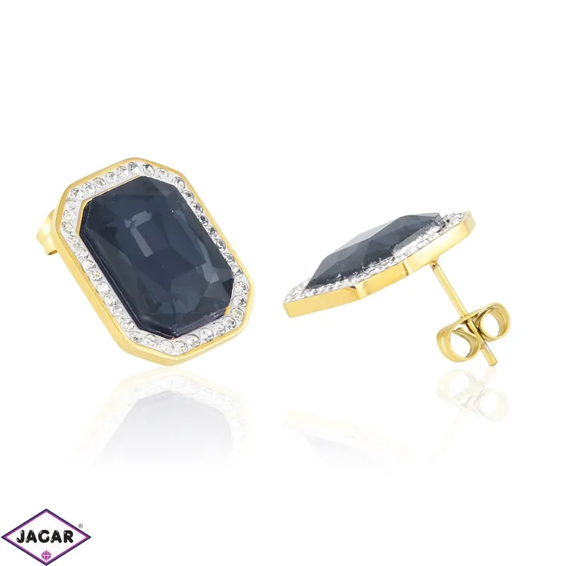 Kolczyki stalowe sztyfty granatowe VERA EAP24853 Kolczyki stalowe sztyfty granatowe VERA EAP24853