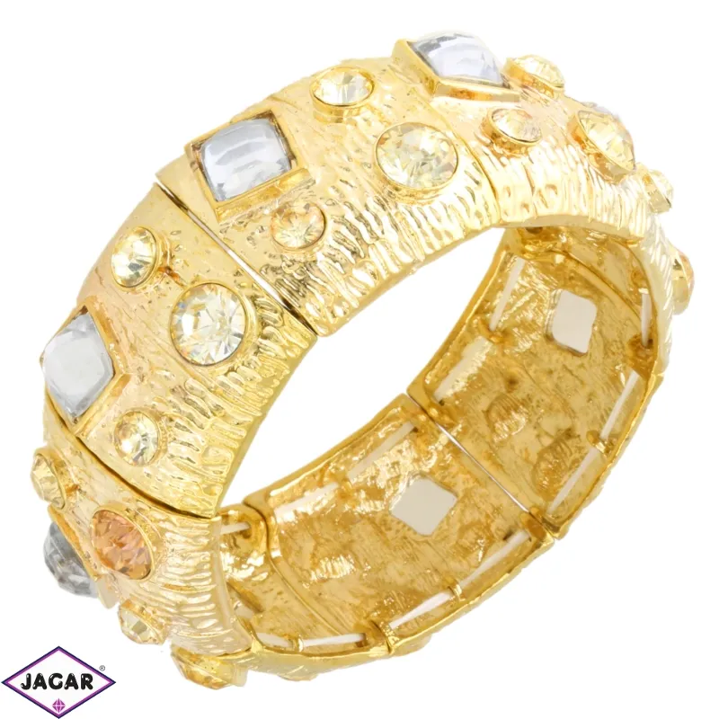 Bransoletka metalowa na gumce BRA4404 Bransoletka metalowa na gumce BRA4404
