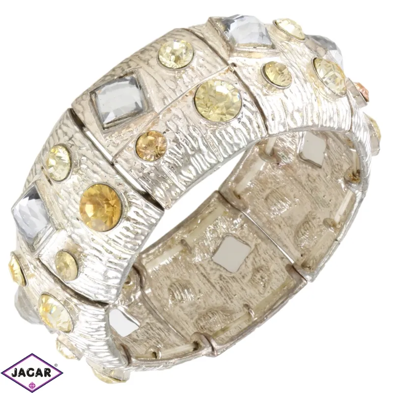 Bransoletka metalowa na gumce BRA4405 Bransoletka metalowa na gumce BRA4405