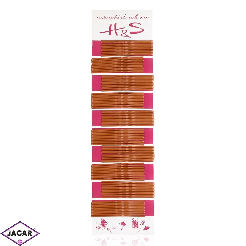 Wsuwki do włosów rude 6cm 100szt WS147 Wsuwki do włosów rude 6cm 100szt WS147