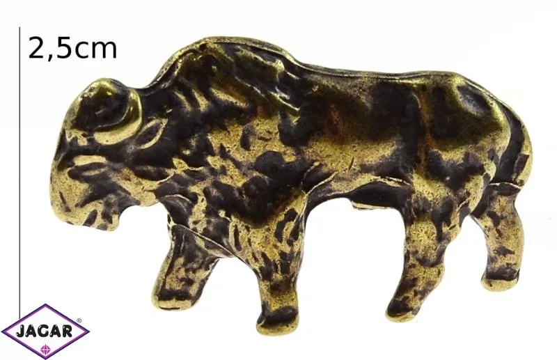 Figurka metalowa - żubr - FR28
