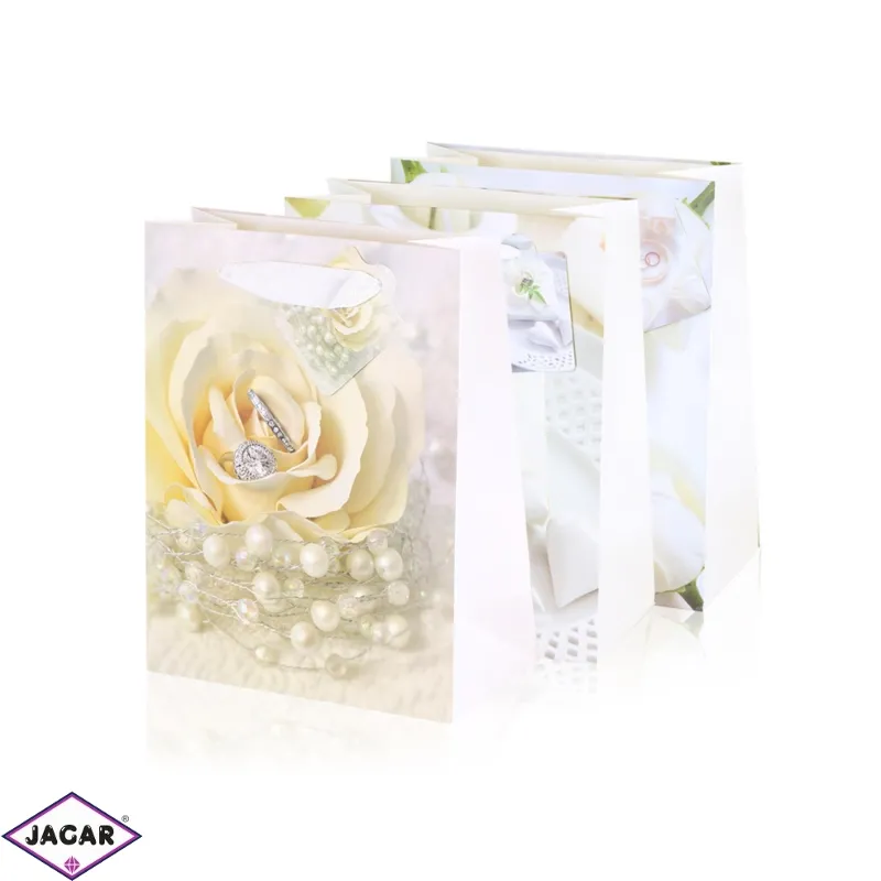Torebki prezentowe ślubne 23x18cm 12szt/op TP811 Torebki prezentowe ślubne 23x18cm 12szt/op TP811