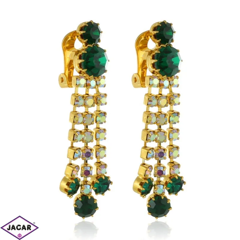 Zielone klipsy - 5,3cm - EA610 Zielone klipsy - 5,3cm - EA610