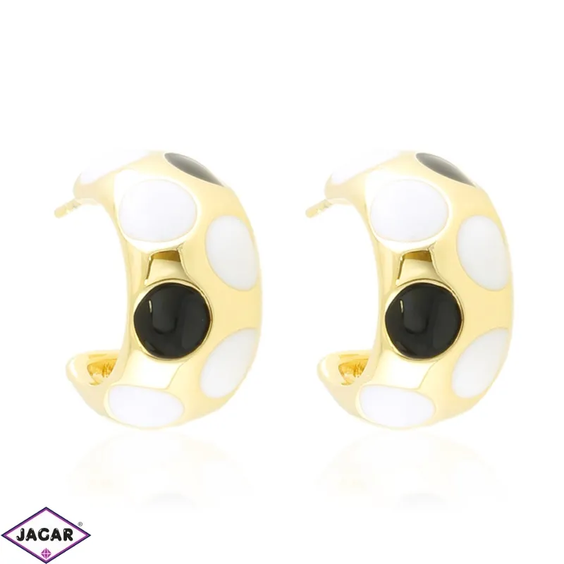 Kolczyki stalowe codzienne emaliowane EAP26685 Kolczyki stalowe codzienne emaliowane EAP26685