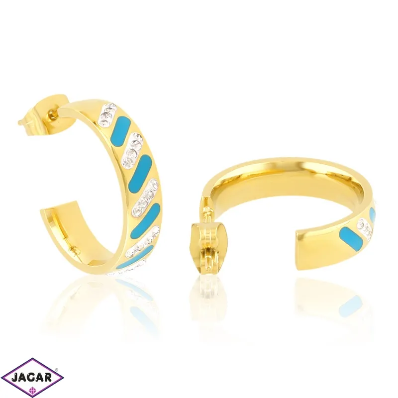 Kolczyki stalowe emaliowane Xuping EAP26862 Kolczyki stalowe emaliowane Xuping EAP26862
